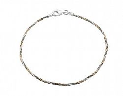 Sterling Silver 4-Tone Bracelet