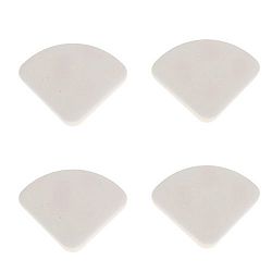 4x Baby Glass Table Desk Edge Guard Protector Bumpers Soft Corners Cushion - White