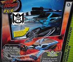 Air Hogs Havoc Razor Helicopter with Landing Gear, Flies and Drives on the Ground - Blue