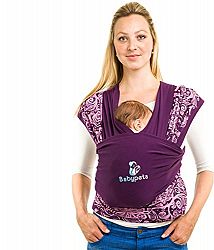 Baby Sling By Babypeta - More Colors Available | Unordinary Design Extra Soft Baby Wrap For Girls & Boys-Lightweight & Comfortable Baby Carrier | Limited edition | Premium Quality Products (Violet)
