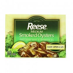 Reese Medium Smoked Oysters (10x3.7Oz)