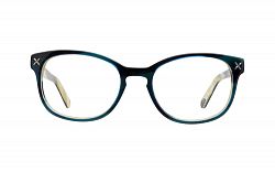 Nicole Miller Bank C02 Blue Tortoise Glasses, Eyeglasses & Frames