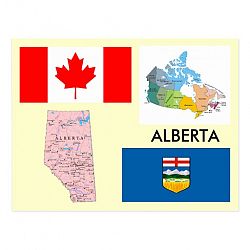 Alberta, Canada Postcard