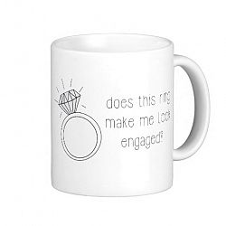 Does this ring make me look engaged? Coffee Mug