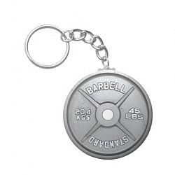 Weight Plate Keychain 20KG 45LB