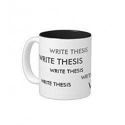 Write Thesis Reminder Mug