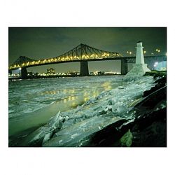 Jacques Cartier Bridge, Montreal, Quebec, Canada Postcard