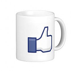 facebook LIKE thumb up Coffee Mug