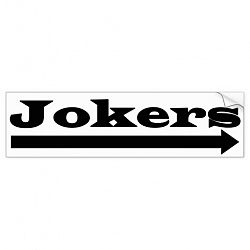 Right Jokers Bumper Sticker