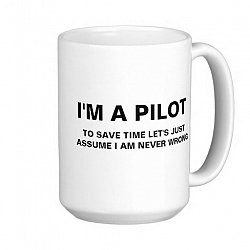 I'M A PILOT COFFEE MUG