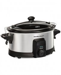 Hamilton Beach Stay or Go IntelliTime 6-Qt. Slow Cooker