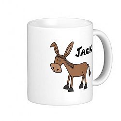 Funny Donkey Named Jack Coffee Mug