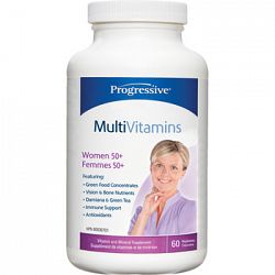 Progressive MultiVitamins for Women 50+ 60 Veg Capsules
