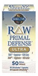 Garden of Life RAW Primal Defense Ultra 30 UltraZorbe Vcaps