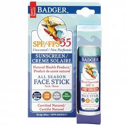 Badger Balm All Season Face Stick SPF 35 18.4 Grams