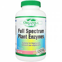 Organika Full Spectrum Plant Enzymes 500mg 260 Capsules