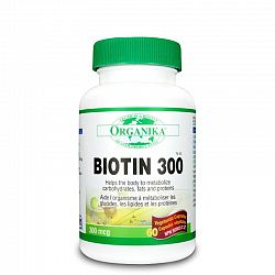 Organika Biotin 300 60 Veg Capsules
