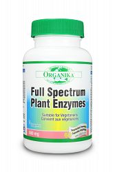 Organika Full Spectrum Plant Enzymes 500mg 60 Capsules