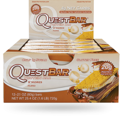 Quest Protein Bars S'mores 12 Bars