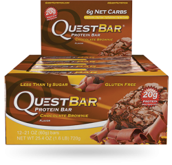 Quest Protein Bars Chocolate Brownie 12 Bars