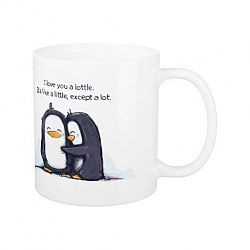 I LOVE You A Lottle Penguins - Mug