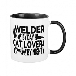 Cat Lover Welder Mug