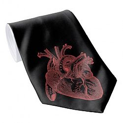 HEART/Cool Vintage Geeky Anatomical Gifts Tie