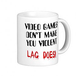 Video Game Lag Violence Funny Mug