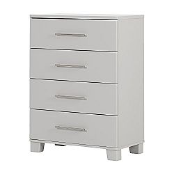 South Shore Furniture Cuddly 4-Drawer Chest, Soft Gray