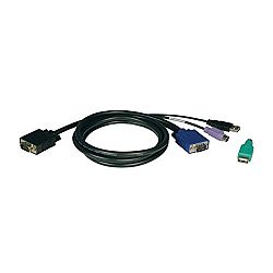 Tripp Lte P780 006 PS2 Amp USB 2 In 1 KVM Kit For B042 Series KVM Switches 6ft H3C0EL7L4-0507