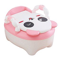 Cute Toilet Trainer for Baby Boys girls Soft Toilet Seat/Pink