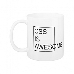 CSS IS AWESOME mug