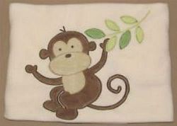 Garanimals Monkey Designed Fleece Baby Blanket