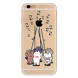 iPhone 6 Case, iPhone 6S Case GUARD Dull Polish Cool Shivering Pattern Solid TPU Silicone Gel Back Thin Cover Skin Soft Cartoon Case for iPhone 6 6S 4.7 Inch (Color 4)