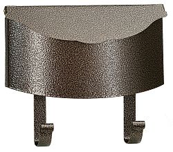 Antique Wall Mount Steel Mailbox, Granit Gold