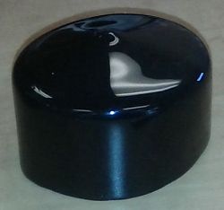 Plastic Cap for Round Dock Leg in Black