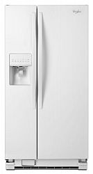 21.2 cu. ft. Side-by-Side Refrigerator with LED Lighting in White