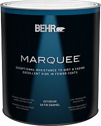 Marquee ® 946 mL Ultra Pure White Satin Enamel Exterior Paint with Primer