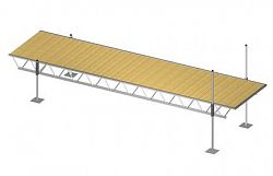 6 ft. x 24 ft. Modular Truss Dock