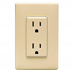 15A Colour Change Kit for Tamper Resistant Receptacles, in Gold Coast White