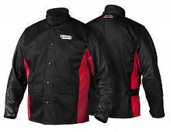 Shadow Grain Leather Sleeved Jacket - XXXL