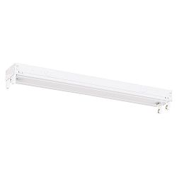 2 Light White Fluorescent Wall Or Ceiling Fixture