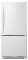 18.7 cu. ft. Refrigerator with Bottom Mount Freezer and Accu-Chill System in White