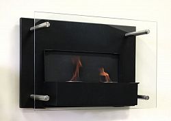 Indoor Gel Fuel Wallmount Fireplace with Build in Snuffer