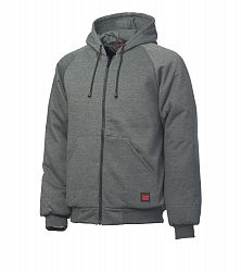 Hooded Jersey Bomber Charcoal X Large