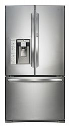 30 cu. ft. Door-in-Door Refrigerator with Slim SpacePlus Ice System in Stainless Steel