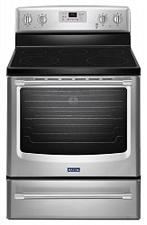6.2 cu. ft. Electric Free-Standing Range with Convection Oven in Stainless Steel