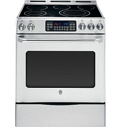 Café 5.4 cu. ft. Slide-In Self-Cleaning Convection Electric Range in Stainless Steel