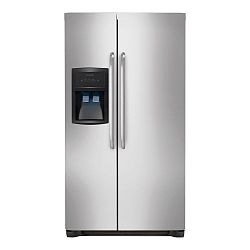 23 cu. ft. Standard-Depth Side-by-Side Refrigerator in Stainless Steel
