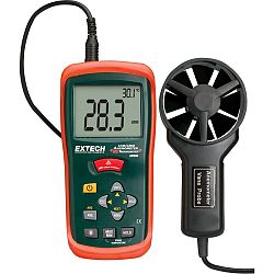 CFM/CMM Mini Thermo-Anemometer with built-in InfaRed Thermometer